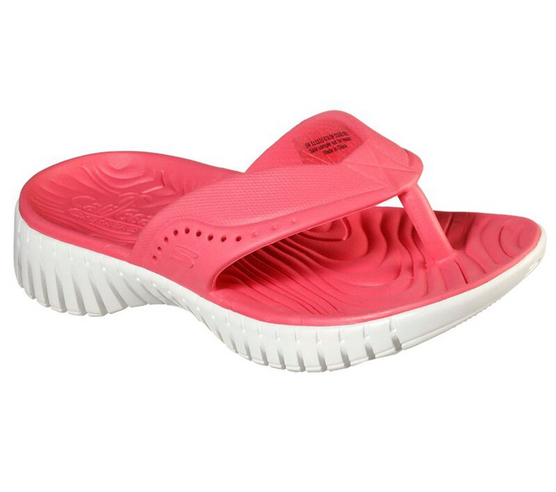 Skechers Cali Gear: Gowalk Smart - Mahalo - Womens Flip Flops Coral [AU-BX4955]